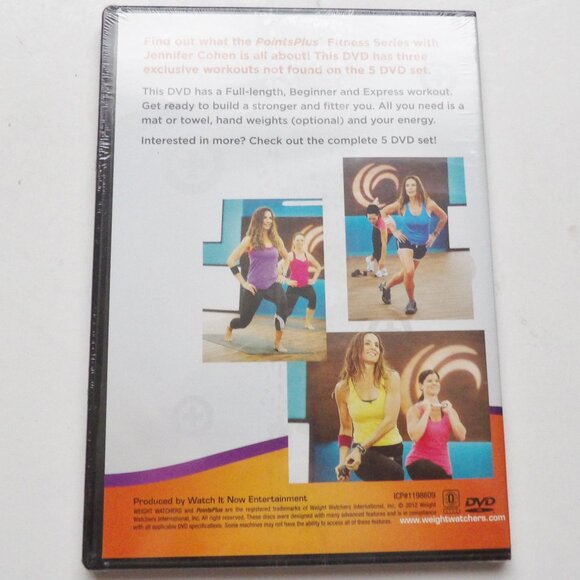 Weight Watchers Points Plus Fitness Workout Sampler DVD New Sealed - Picture 2 of 3
